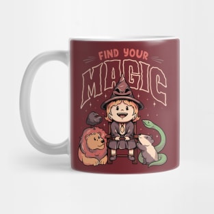 Find Your Magic - Cute Witch Geek Gift Mug